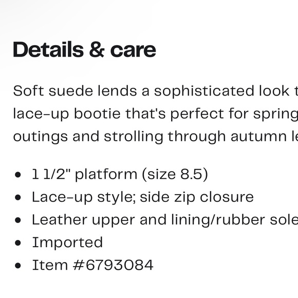 Vince Kady Lace-Up Leather Booties - 6M - Picture 12 of 12